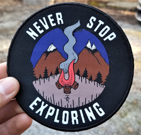 Never Stop Exploring patch